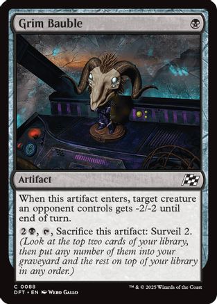 Grim Bauble (DFT-088) - Aetherdrift Foil