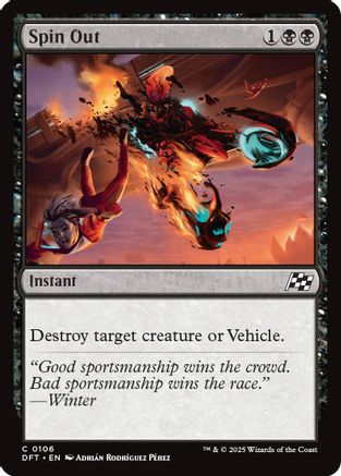 Spin Out (DFT-106) - Aetherdrift Foil
