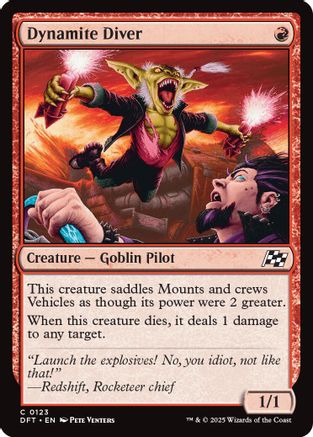 Dynamite Diver (DFT-123) - Aetherdrift Foil