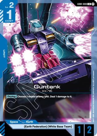 Guntank (GD01-008) - Edition Beta