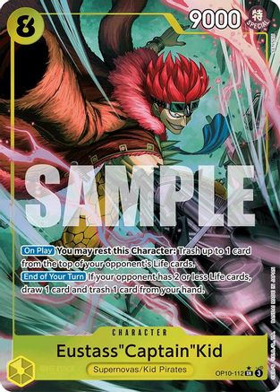 Eustass"Captain"Kid (112) (Parallel) (OP10-112) - Royal Blood Foil