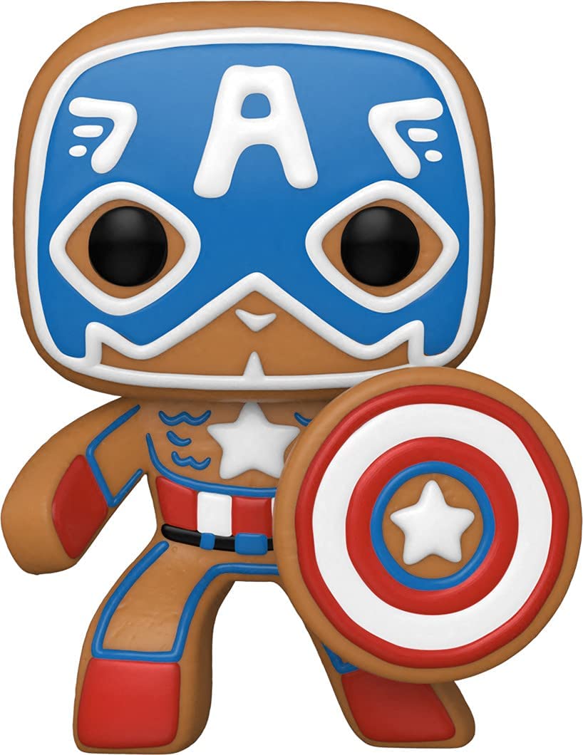 Funko Pop! Marvel: Gingerbread Captain America Vinyl Figure