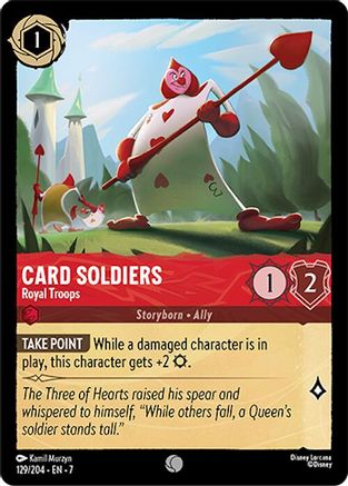 Card Soldiers - Royal Troops (129/204) - Archazias Island