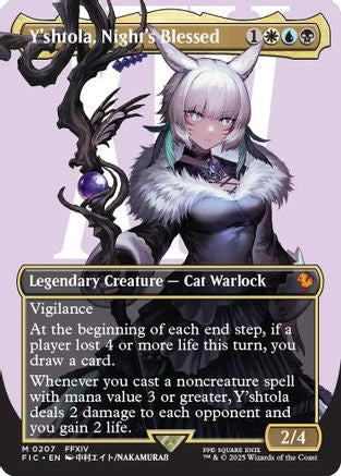 Y'shtola, Night's Blessed (Borderless) (FIC-207) - Commander: FINAL FANTASY