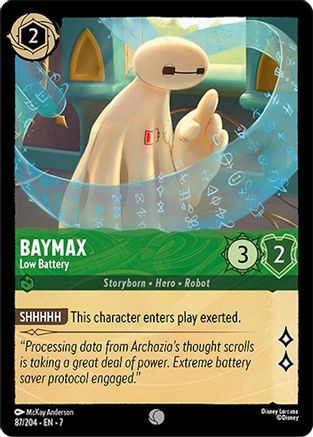 Baymax - Low Battery (87/204) - Archazias Island