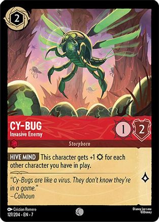 Cy-Bug - Invasive Enemy (127/204) - Archazias Island Cold Foil