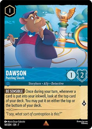 Dawson - Puzzling Sleuth (161/204) - Archazias Island Cold Foil