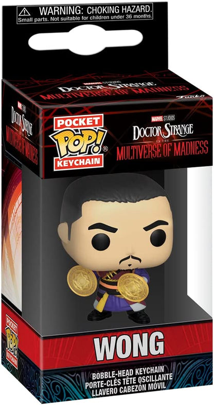 Funko Pop! Keychain: Doctor Strange Multiverse of Madness - Wong Vinyl Figure