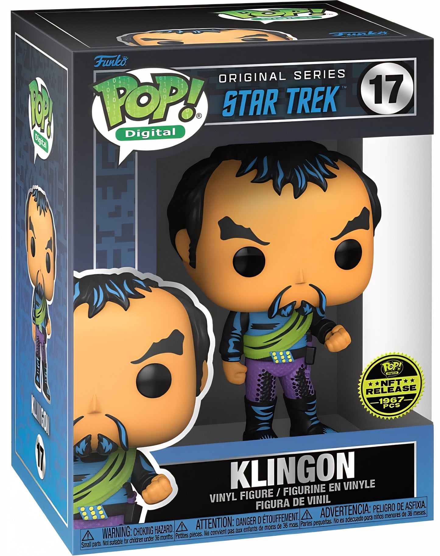 POP! Digital 17 Star Trek, Klingon  (1,967 PCS) Exclusive