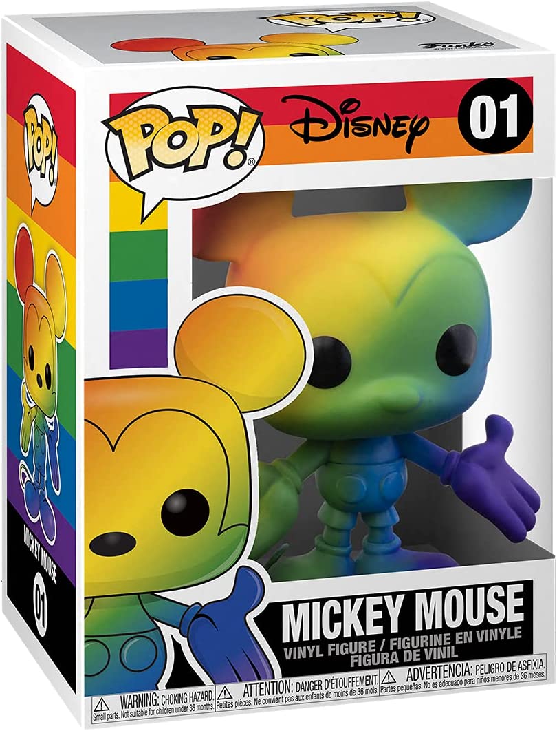 Funko Pop! Disney: Pride - Mickey Mouse (Rainbow) Vinyl Figure