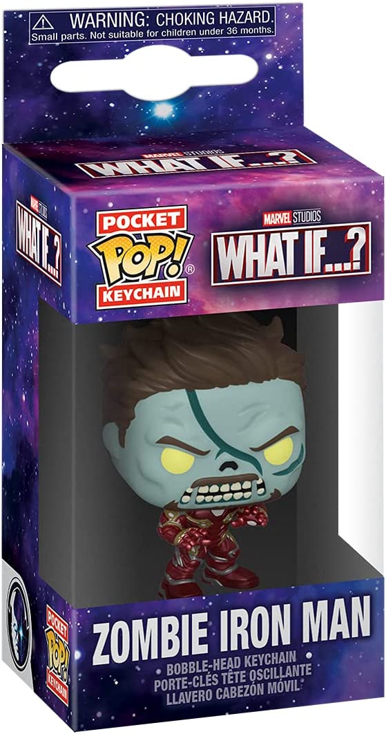 Funko Pop! Keychain Marvel What If? - Zombie Iron Man Vinyl Figure