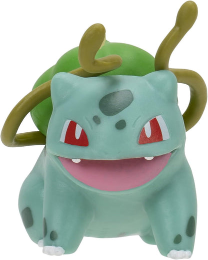 Pokémon Battle Figure 6 Pack-Features 2-Inch Pikachu, Squirtle, Charmander, Bulbasaur, Mimikyu & Toxel