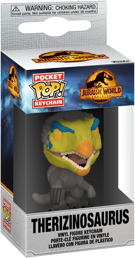 Funko Pop! Keychain: Jurassic World Dominon - Therizinosaurus Vinyl Figure