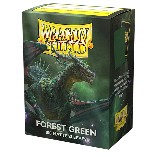 Dragon Shield: Standard 100ct Sleeves - Forest Green (Dual Matte)