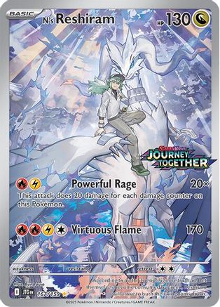 N's Reshiram (Journey Together Stamped) 167/159 - Miscellaneous Cards & Products Holofoil