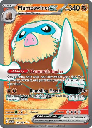 Mamoswine ex 174/159 - SV09 Journey Together Holofoil