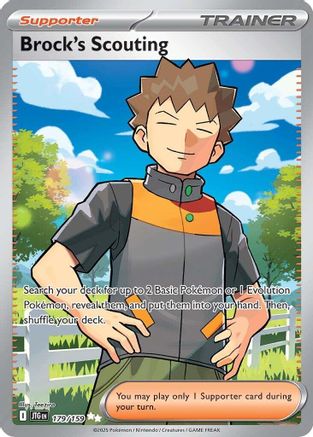 Brock's Scouting 179/159 - SV09 Journey Together Holofoil