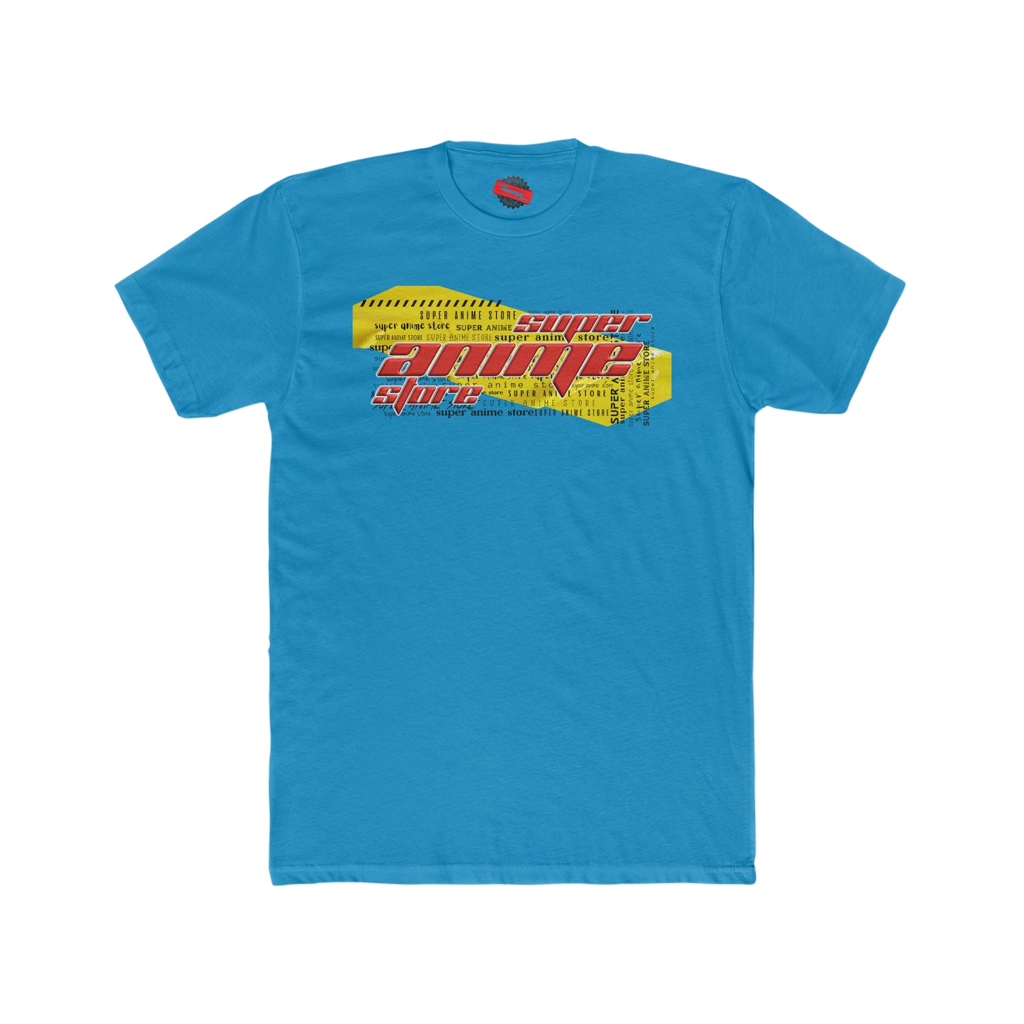 Super Anime Store Baumwoll-Crew-T-Shirt für Herren 