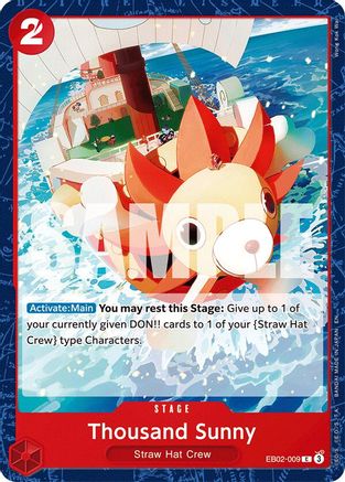 Thousand Sunny (EB02-009) - Extra Booster: Anime 25th Collection