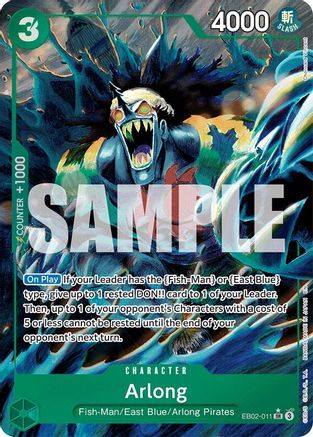 Arlong (Alternate Art) (EB02-011) - Extra Booster: Anime 25th Collection Foil - Super Anime Store