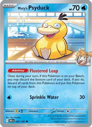 Misty's Psyduck 045 - SV10 Destined Rivals