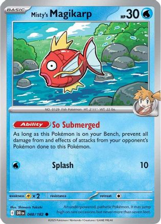 Misty's Magikarp 048 - SV10 Destined Rivals - Reverse Holofoil