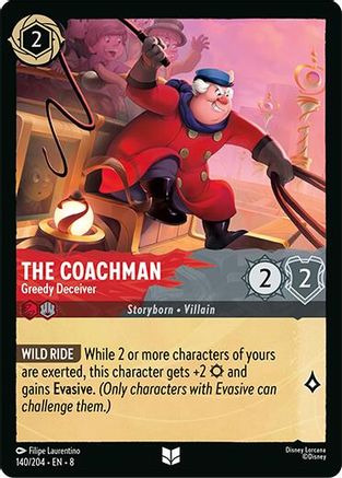 The Coachman - Greedy Deceiver (140/204) - Reign of Jafar Cold Foil