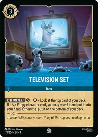 Television Set (178/204) - Reign of Jafar Cold Foil