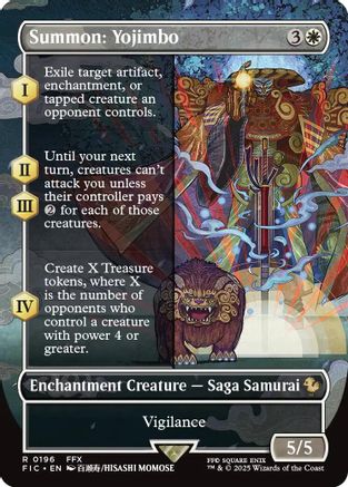 Summon: Yojimbo (Borderless) (FIC-196) - Commander: FINAL FANTASY Foil