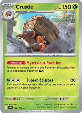 Crustle 012/182 - SV10 Destined Rivals Holofoil