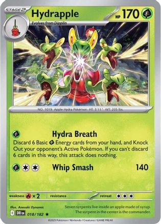 Hydrapple 018/182 - SV10 Destined Rivals - Holofoil