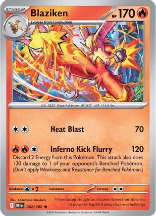 Blaziken 042/182 - SV10 Destined Rivals Holofoil
