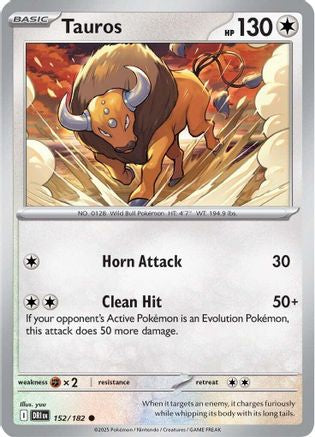 Tauros 152 - SV10 Destined Rivals - Reverse Holofoil