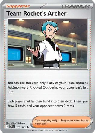 Team Rocket's Archer 170/182 - SV10 Destined Rivals