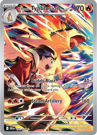 Ethan's Typhlosion 190/182 - SV10 Destined Rivals Holofoil