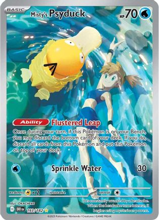 Misty's Psyduck 193/182 - SV10 Destined Rivals Holofoil