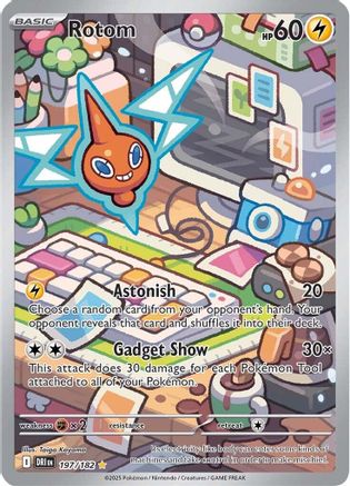 Rotom 197/182 - SV10 Destined Rivals Holofoil