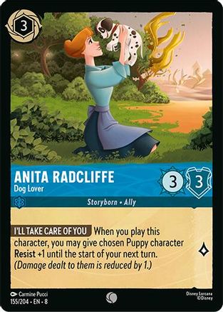 Anita Radcliffe - Dog Lover (155/204) - Reign of Jafar Cold Foil