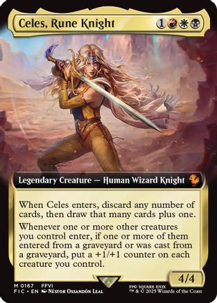 Celes, Rune Knight (Extended Art) (FIC-167) - Commander: FINAL FANTASY Foil