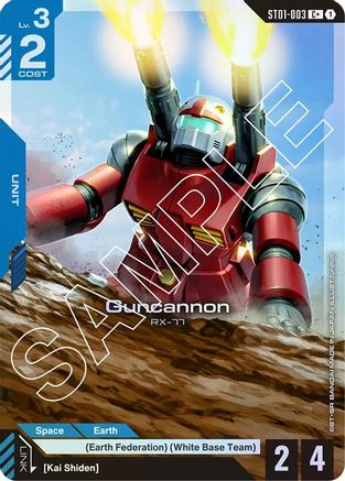 Guncannon (C+) (ST01-003) - Starter Deck 01 Heroic Beginnings Holofoil