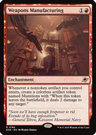 Weapons Manufacturing (EOE-168) - Edge of Eternities Foil