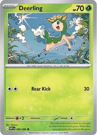 Deerling 006/086 - SV White Flare