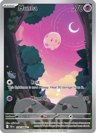 Munna 116/086 - SV Black Bolt Holofoil
