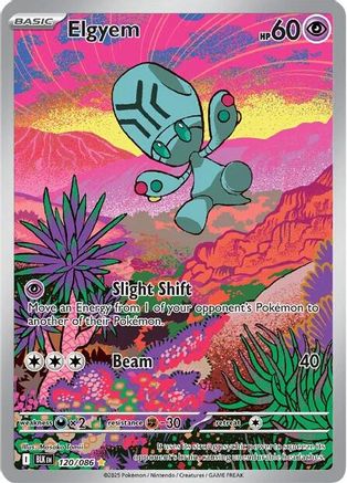 Elgyem 120/086 - SV Black Bolt Holofoil