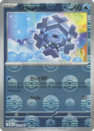 Cryogonal (Poke Ball Pattern) 027/086 - SV Black Bolt - Holofoil
