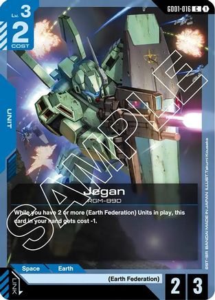 Jegan (GD01-016) - Newtype Rising - Super Anime Store