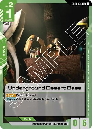 Underground Desert Base (GD01-126) - Newtype Rising - Super Anime Store