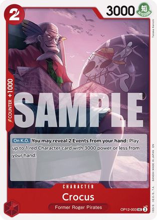 Crocus (OP12-003) - Legacy of the Master