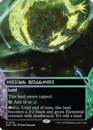 Hissing Quagmire (0019) (Borderless) (EOS-019) - Edge of Eternities: Stellar Sights