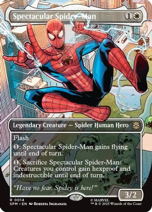 Spectacular Spider-Man (Borderless) (SPM-014) - Marvel's Spider-Man